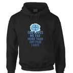 God Loves Me More Than My Pain – Faith & Strength Hoodie