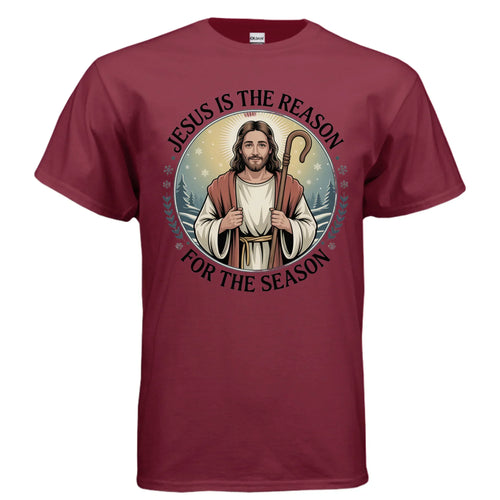 Jesus Is the Reason for the Season Shirt – Faith, Hope & Christmas Joy