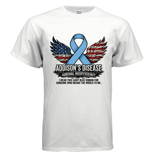 Addison’s Disease Warrior Shirt – Adrenal Strength, Unbreakable Spirit