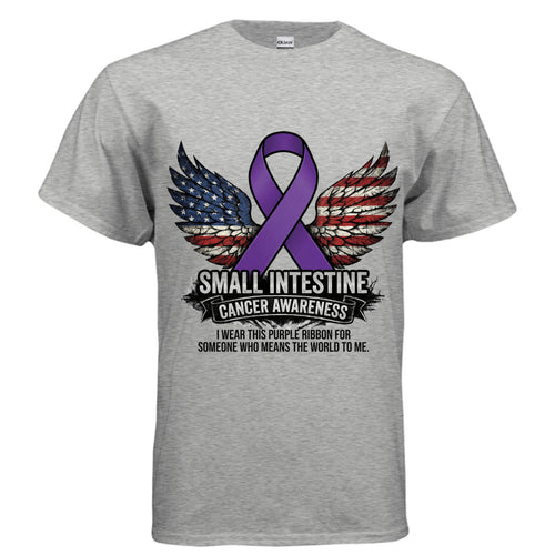 Small Intestine Cancer Awareness Shirt – No One Fights Alone