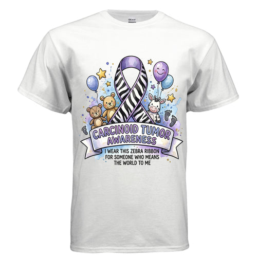 Carcinoid Warrior Shirt – The Zebra That Never Backs Down