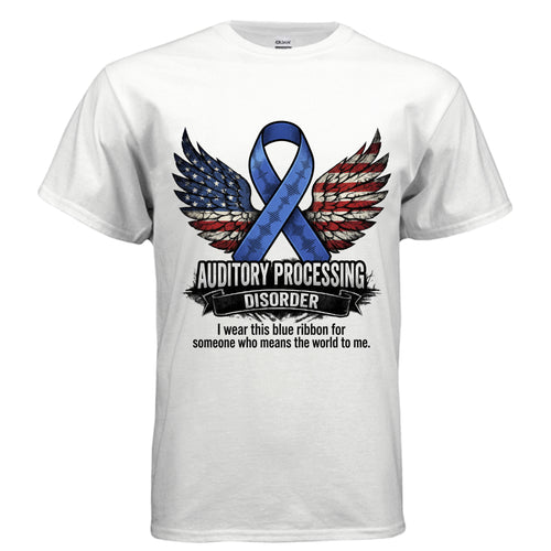 Auditory Processing Disorder Awareness Shirt – Hearing the Words, Processing the World Differently
