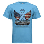 Adrenal Insufficiency Awareness Shirt – Invisible Strength, Visible Courage