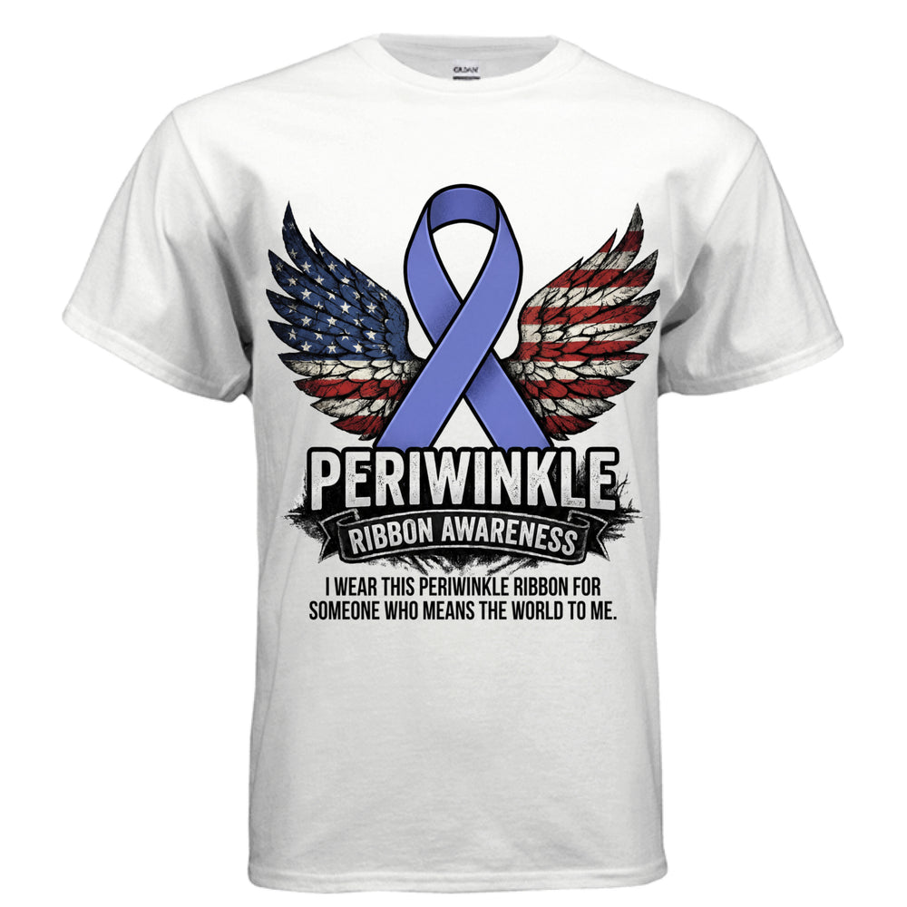 Periwinkle Ribbon Disability Awareness Shirt – Every Journey Matters