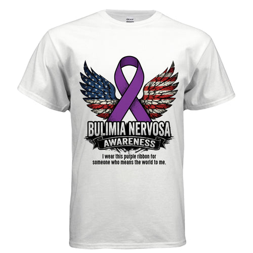 Bulimia Awareness Warrior Tee – Recovery Is Brave. Every Day.