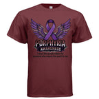 Porphyria Awareness Shirt – Rare, Radiant Strength in Every Stitch