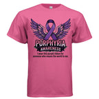 Porphyria Awareness Shirt – Rare, Radiant Strength in Every Stitch