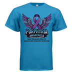 Porphyria Awareness Shirt – Rare, Radiant Strength in Every Stitch