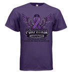 Porphyria Awareness Shirt – Rare, Radiant Strength in Every Stitch