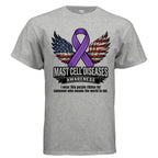 Mast Cell Disease Awareness Tee – MCAS & Mastocytosis Warriors, You Are Not Alone
