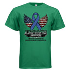 Leukodystrophy Awareness Tee – Heart of Gold, Spirit of Iron