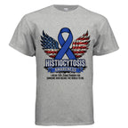 Histiocytosis Warrior Awareness Shirt – Heart of Gold, Spirit of Iron