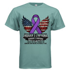 Hodgkin’s Lymphoma Warrior Awareness Shirt – Strength in Every Breath, Every Step Forward