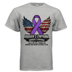 Hodgkin’s Lymphoma Warrior Awareness Shirt – Strength in Every Breath, Every Step Forward