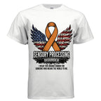 Sensory Processing Disorder Awareness Shirt – Orange Edition