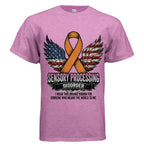Sensory Processing Disorder Awareness Shirt – Orange Edition