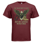 Veteran Tribute Shirt – Honoring Those Who Served, Sacrificed & Never Stopped