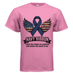 Navy Ribbon Disability Awareness Shirt – Visibility, Inclusion & Strength in Every Form