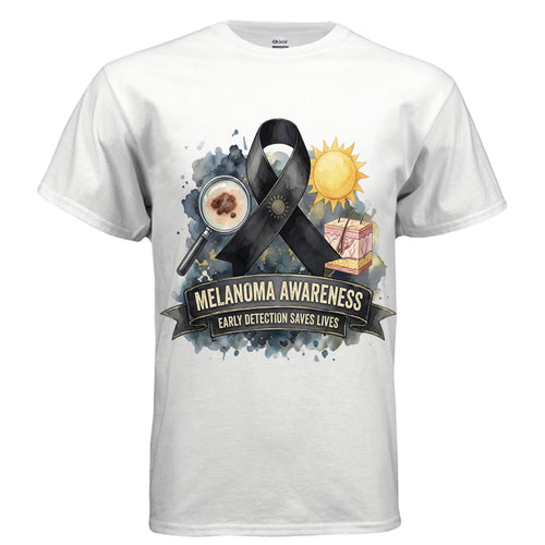Melanoma Awareness Warrior Shirt – Seen, Supported & Never Alone