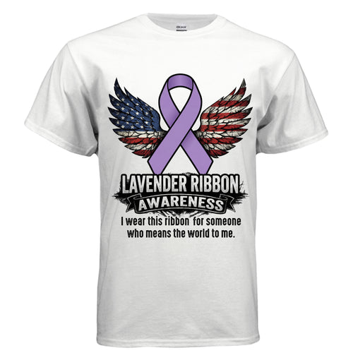 Lavender Ribbon Awareness Shirt – All Cancers, One Community, Endless Strength
