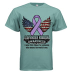 Lavender Ribbon Awareness Shirt – All Cancers, One Community, Endless Strength
