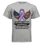 Lavender Ribbon Awareness Shirt – All Cancers, One Community, Endless Strength
