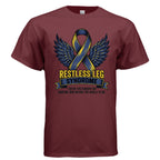 Restless Leg Syndrome Warrior Shirt – The Urge to Move, the Strength to Keep Going
