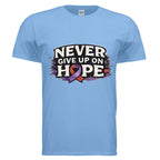 Never give up